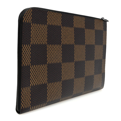 Louis Vuitton X NIGO Giant Damier Ebene Bear Pochette Jour GM 3 of 6