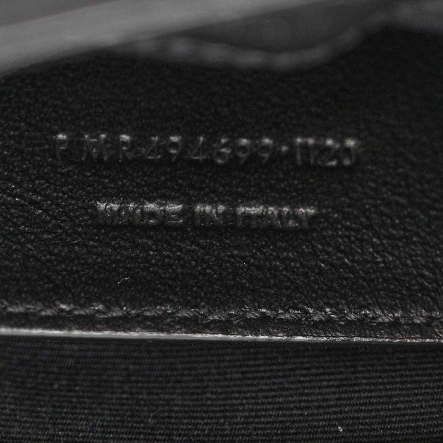 SAINT LAURENT Calfskin Y Quilted Monogram Monochrome Small Loulou Chain Satchel Black