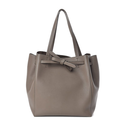 Celine Soft Grained Calfskin Small Belt Cabas Phantom Taupe 1 of 9