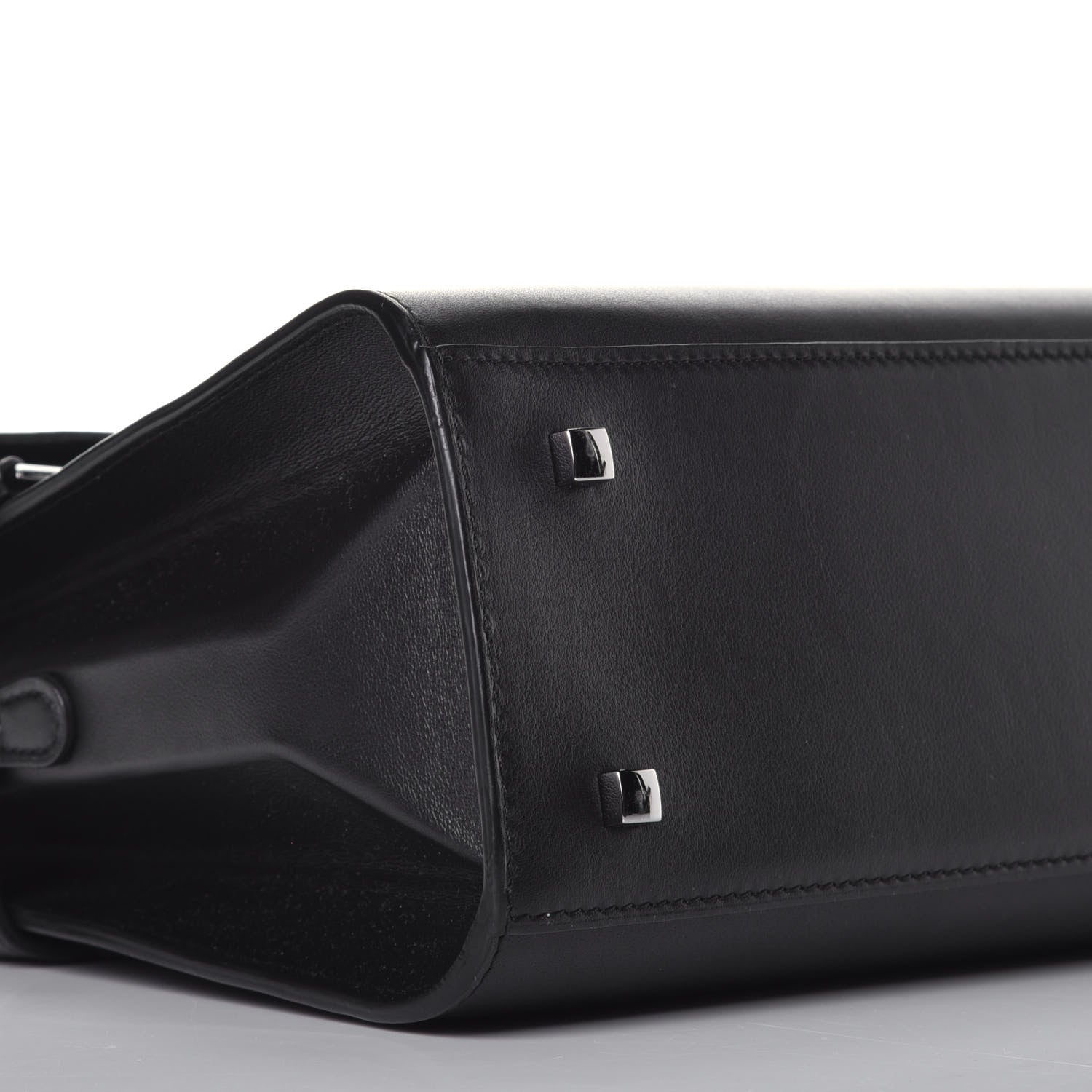 Delvaux Calfskin MM Tempete Satchel Black 7 of 8