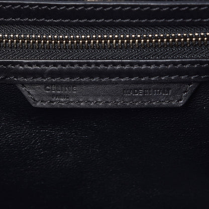 Celine Elephant Calfskin Mini Bi-Color Luggage Black White 7 of 17