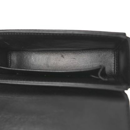 Christian Dior Crackled Lambskin 30 Montaigne Box Bag Black 5 of 11