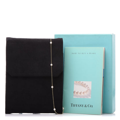 Tiffany 18K Yellow Gold 5-5.5mm Elsa Peretti Pearls By The Yard Necklace 7 of 7