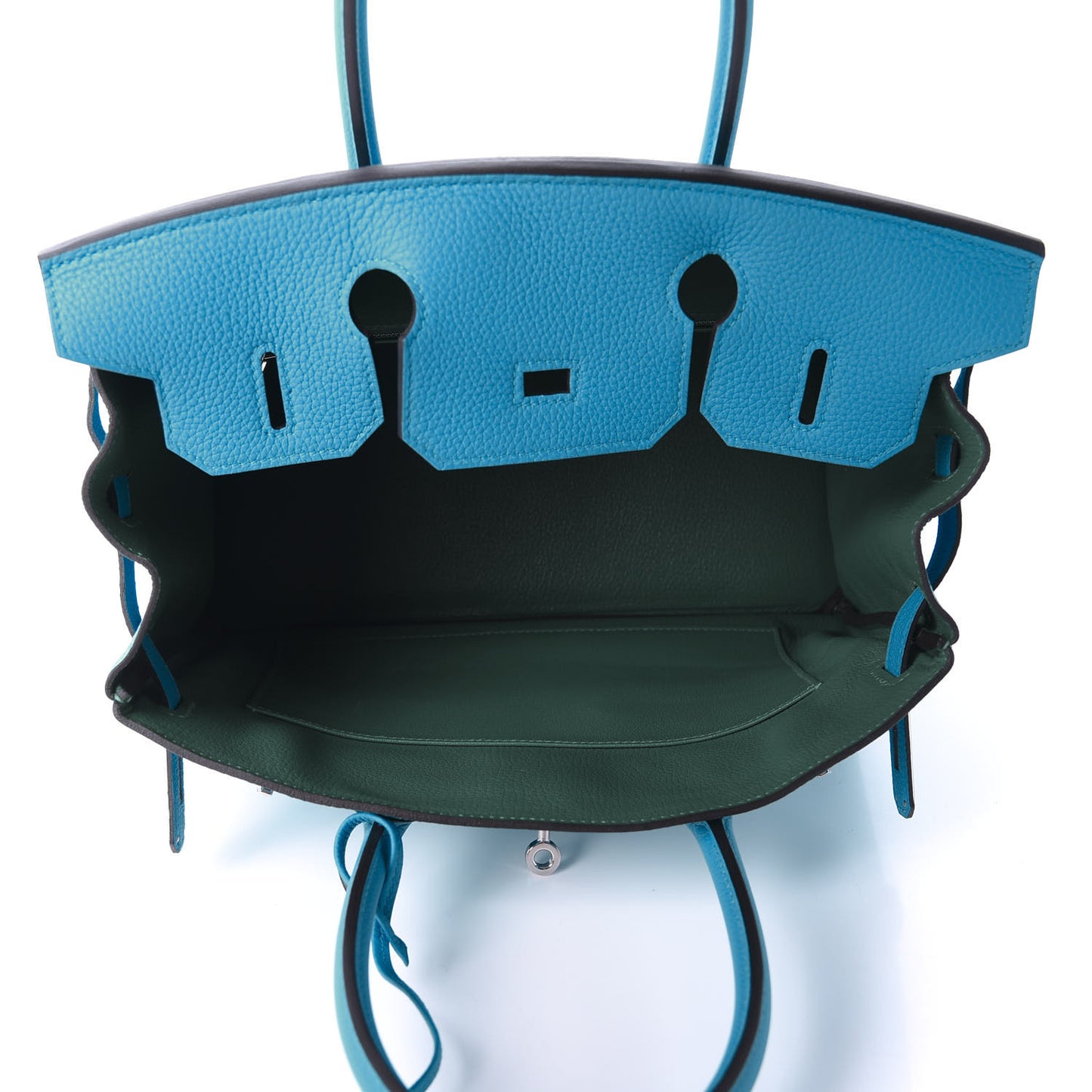 Togo Birkin 30 Bleu Zanzibar Malachite