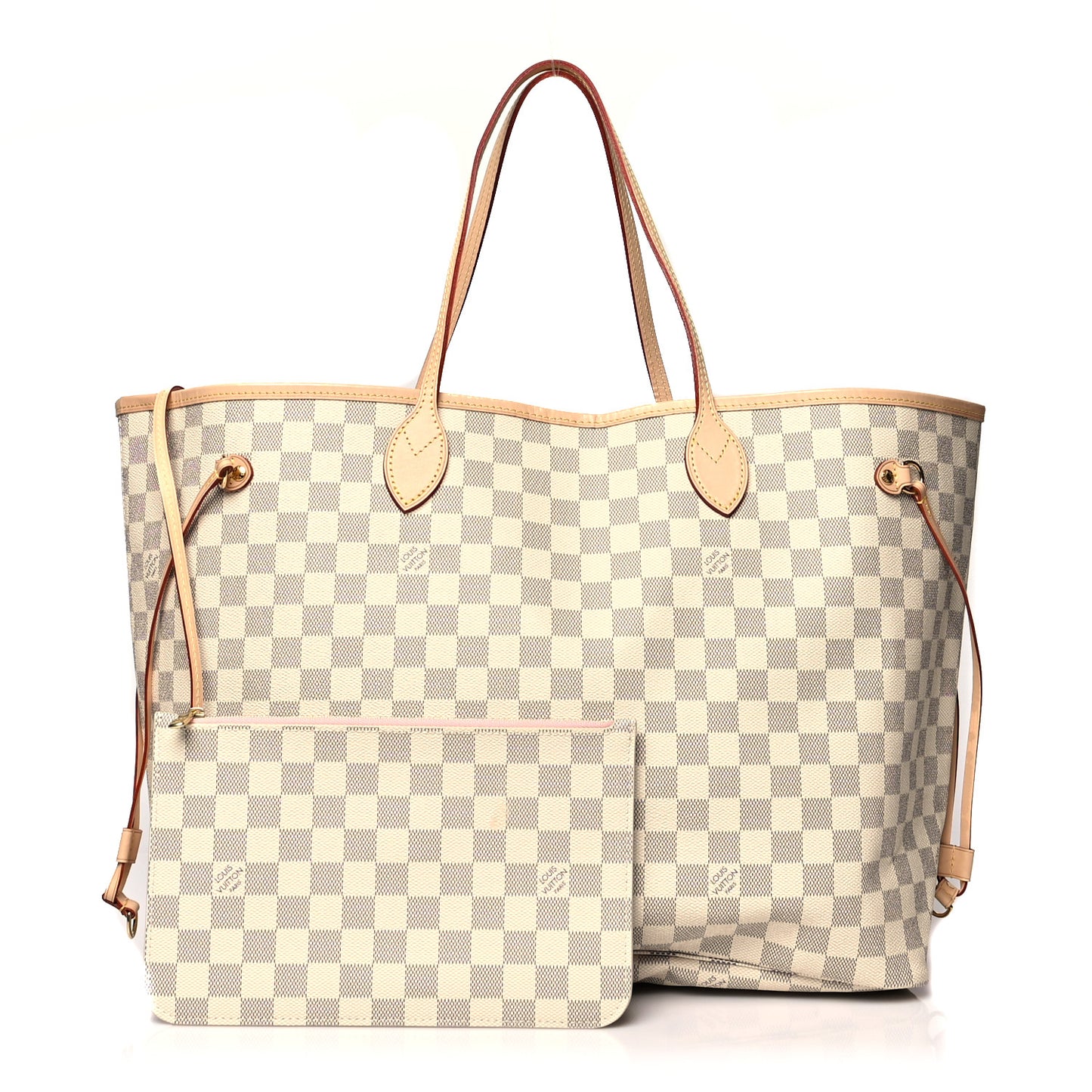 Damier Azur Neo Neverfull GM Rose Ballerine