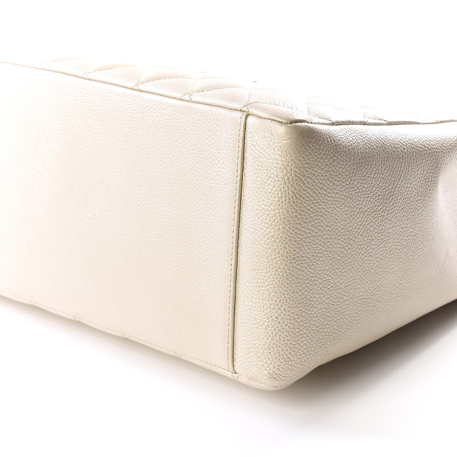 Chanel Caviar Quilted Grand Shopping Tote GST Pearl 6 of 12