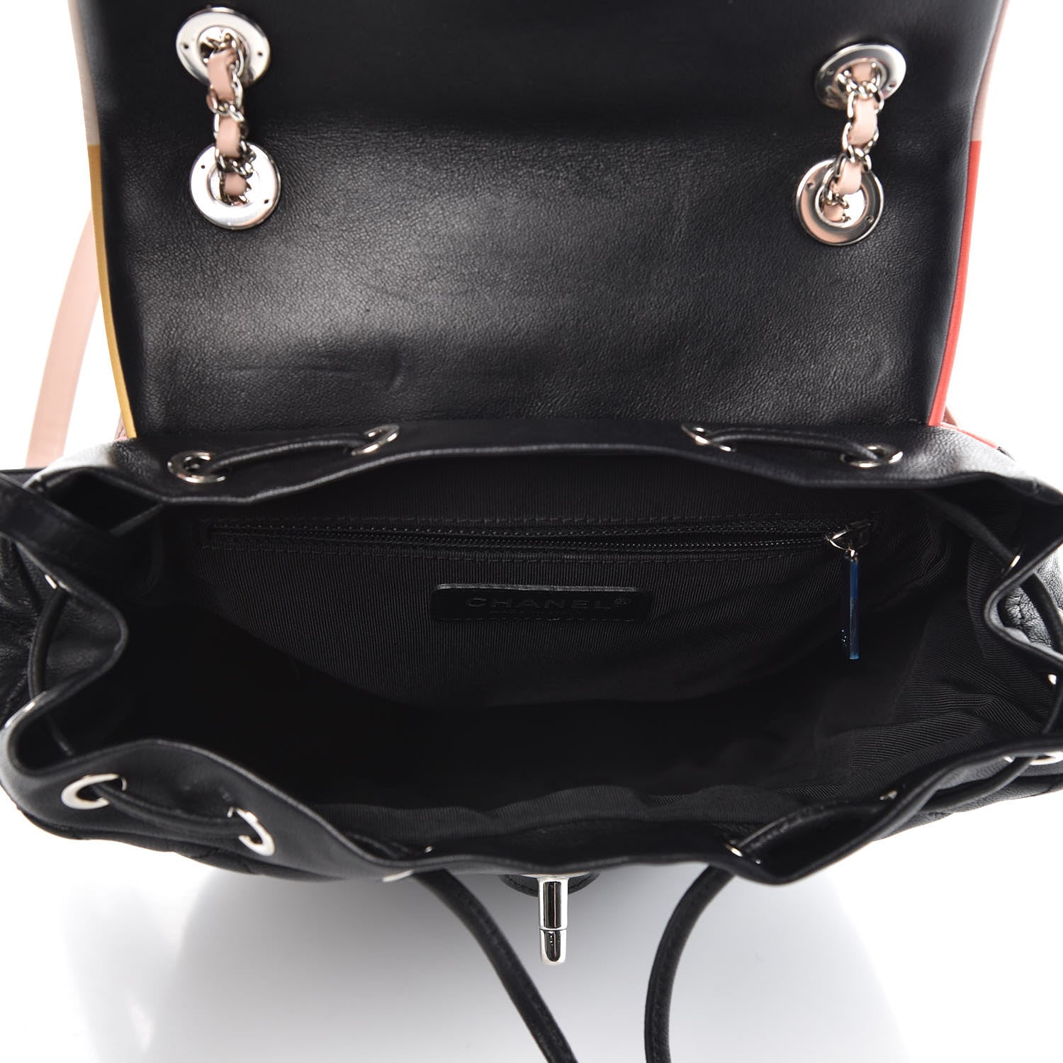 Chanel Lambskin Quilted Small Cuba Urban Spirit Backpack Black 5 of 7