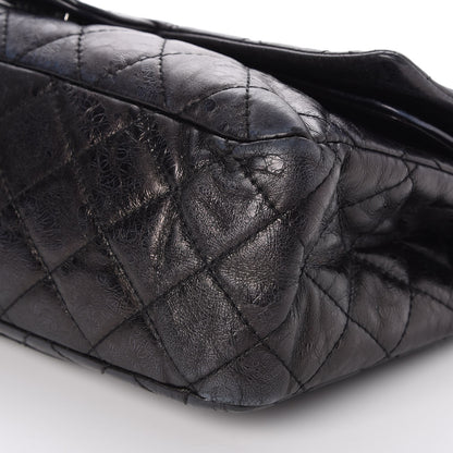 Chanel Metallic Aged Calfskin Quilted 2.55 Reissue 227 Flap Black 11 of 12