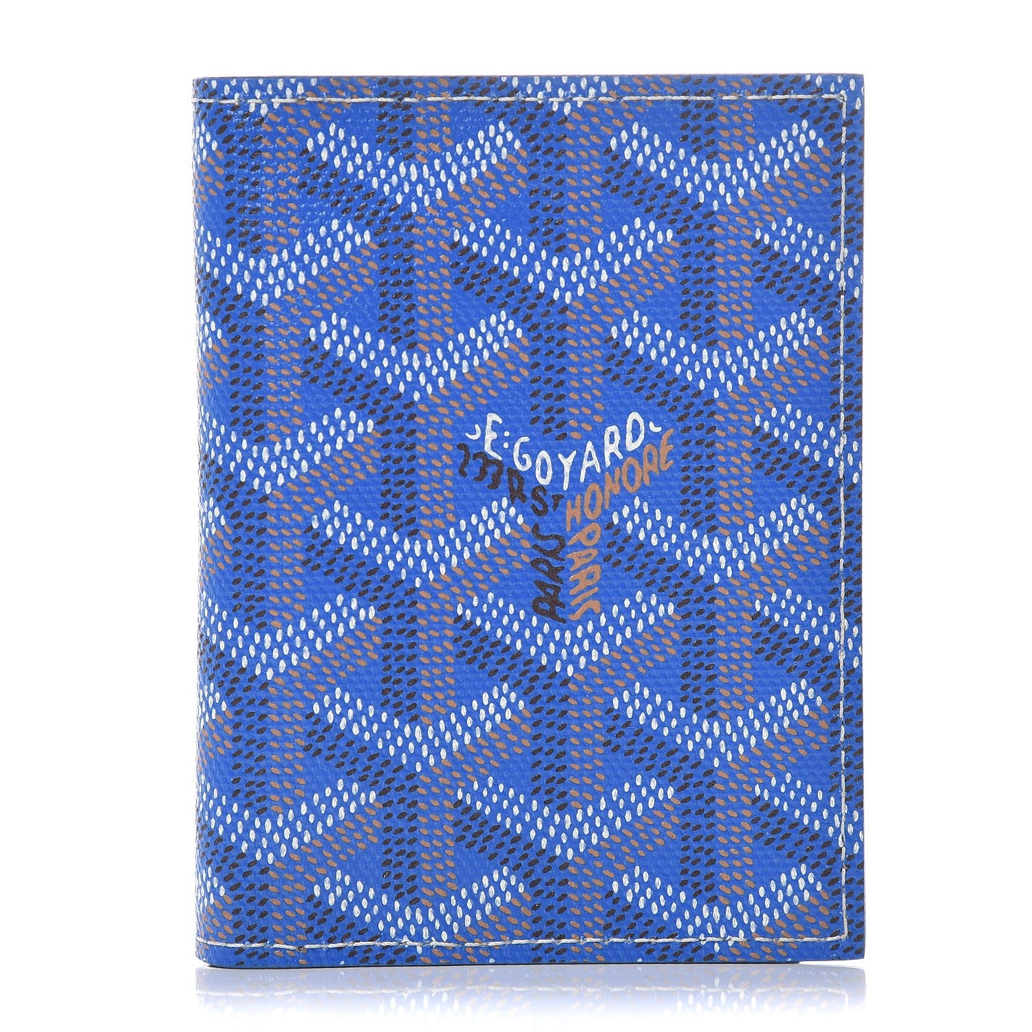Goyard Goyardine Saint Marc Folding Card Case Sky Blue 1 of 8