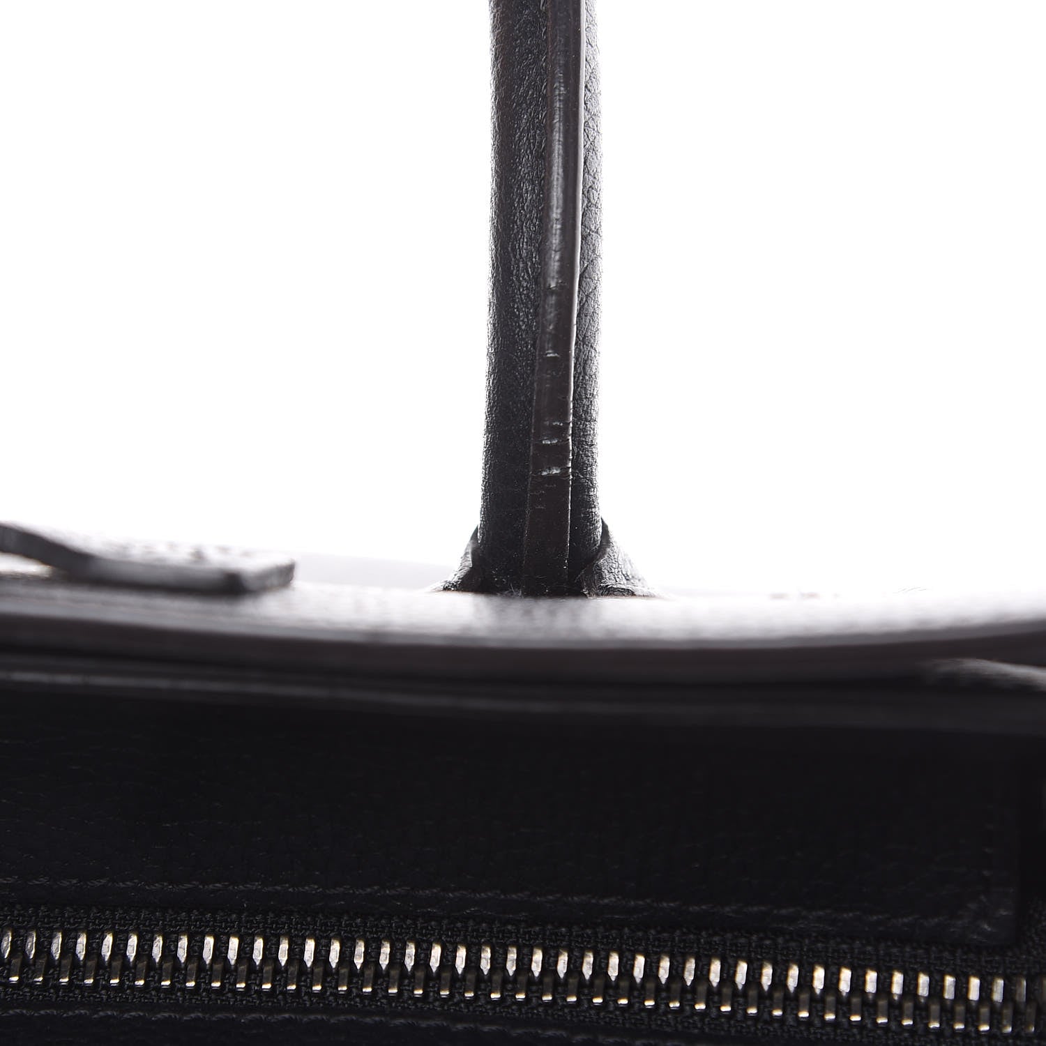 Celine Drummed Calfskin Nano Luggage Black 10 of 13