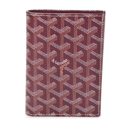 Goyard Chevron Bifold Wallet Burgundy 1 of 6