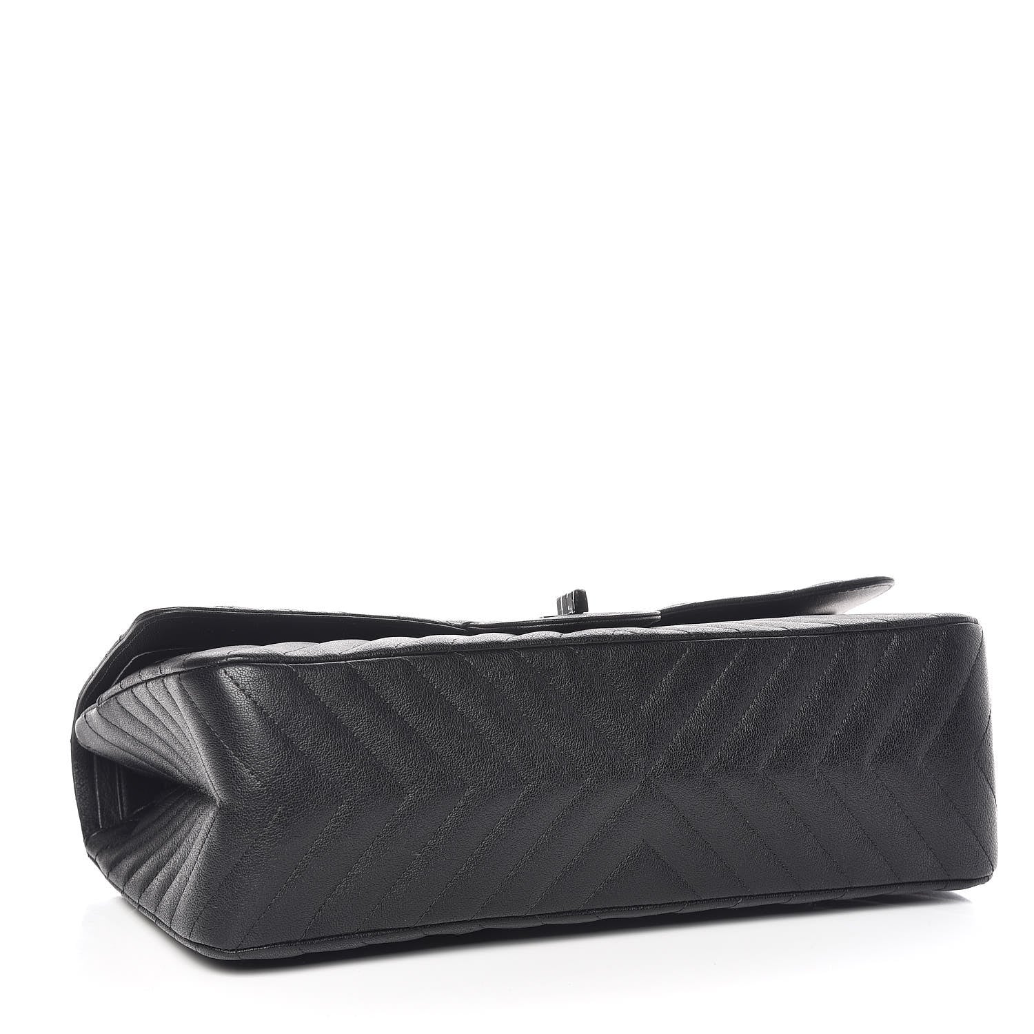Chanel Sheepskin Chevron Quilted 2.55 Reissue 227 Flap So Black 5 of 11