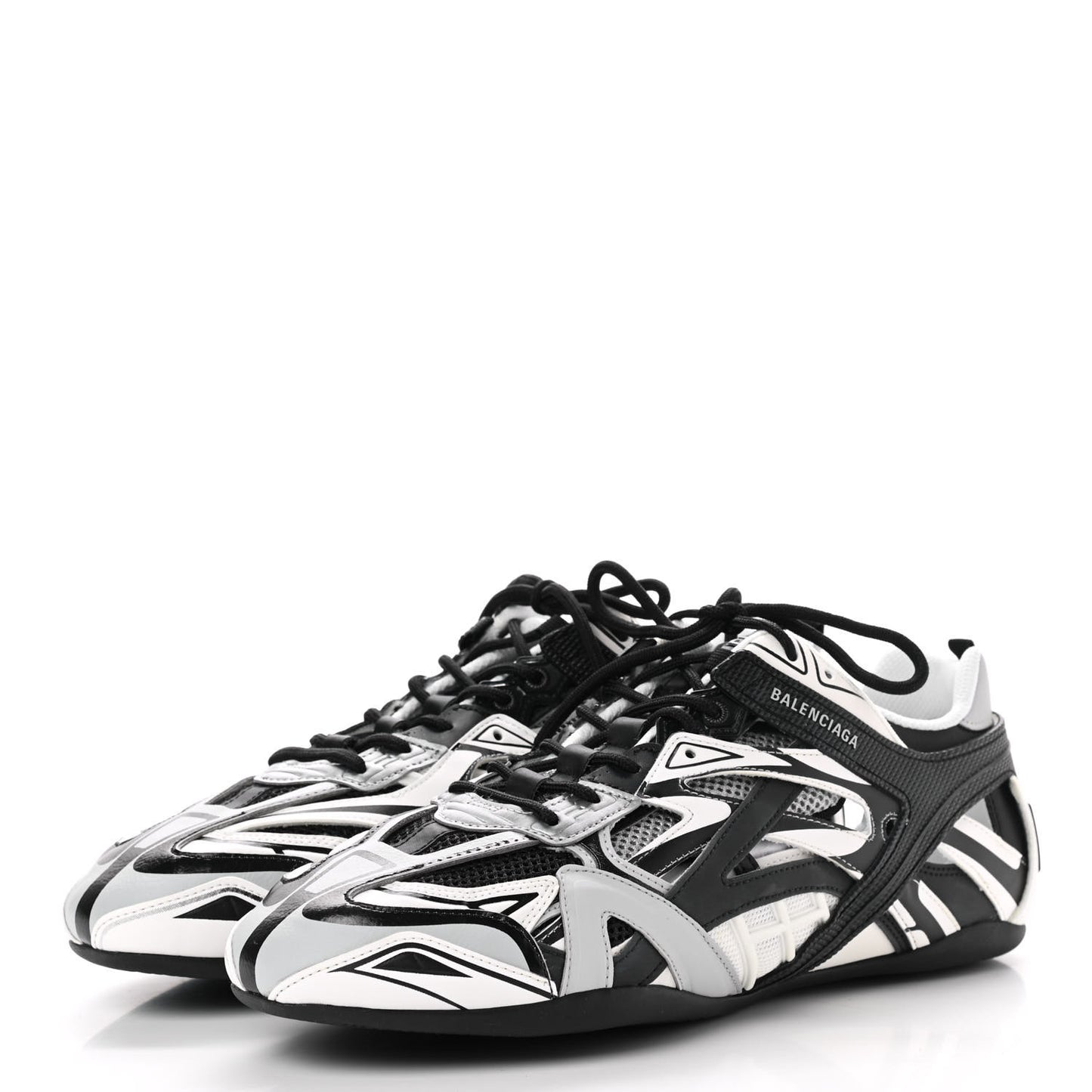 Mesh Rubber Mens Drive Sneakers 45 Light Grey Black