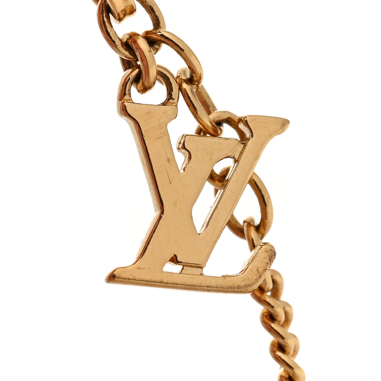 Sweet Monogram Charm Bracelet Gold Multicolor