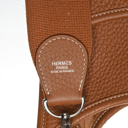 Hermes Taurillon Clemence Evelyne III PM Gold 12 of 12