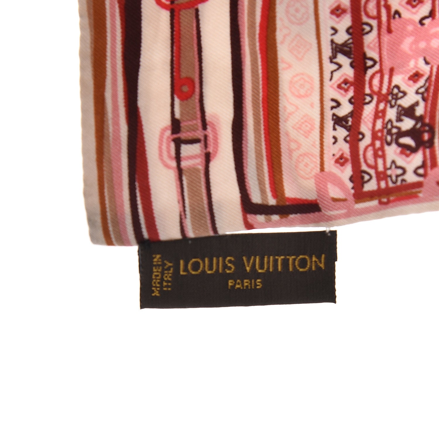 Louis Vuitton Silk Monogram LV Trunks and Bags Bandeau 4 of 5