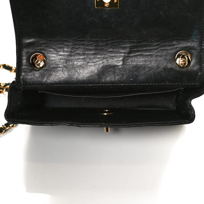 Chanel Lambskin Quilted Mini Rectangular Flap Black 4 of 8