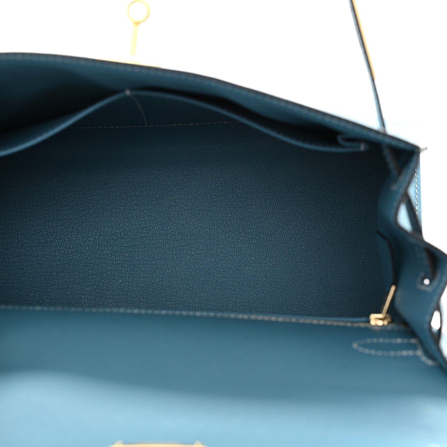 Hermes Epsom Kelly Sellier 28 New Blue Jean 5 of 15