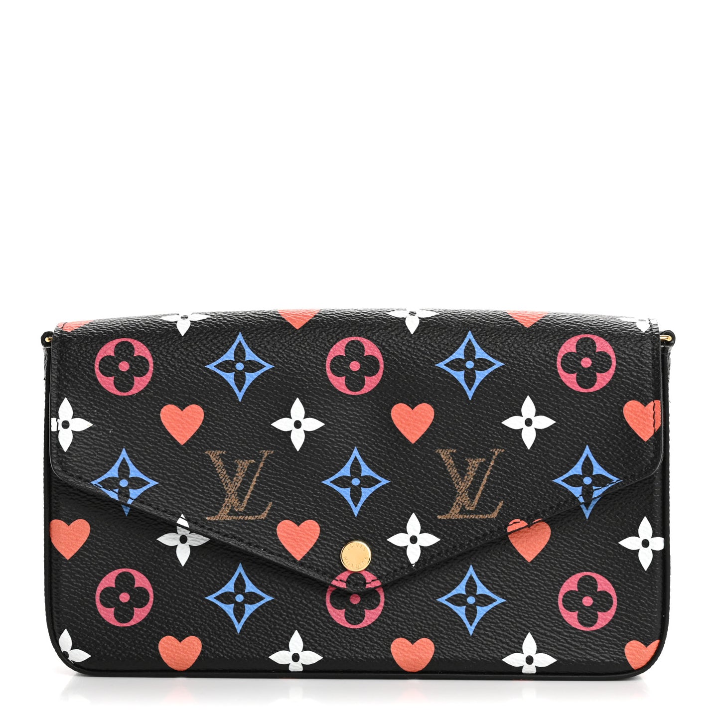 Game On Felicie Chain Wallet Black