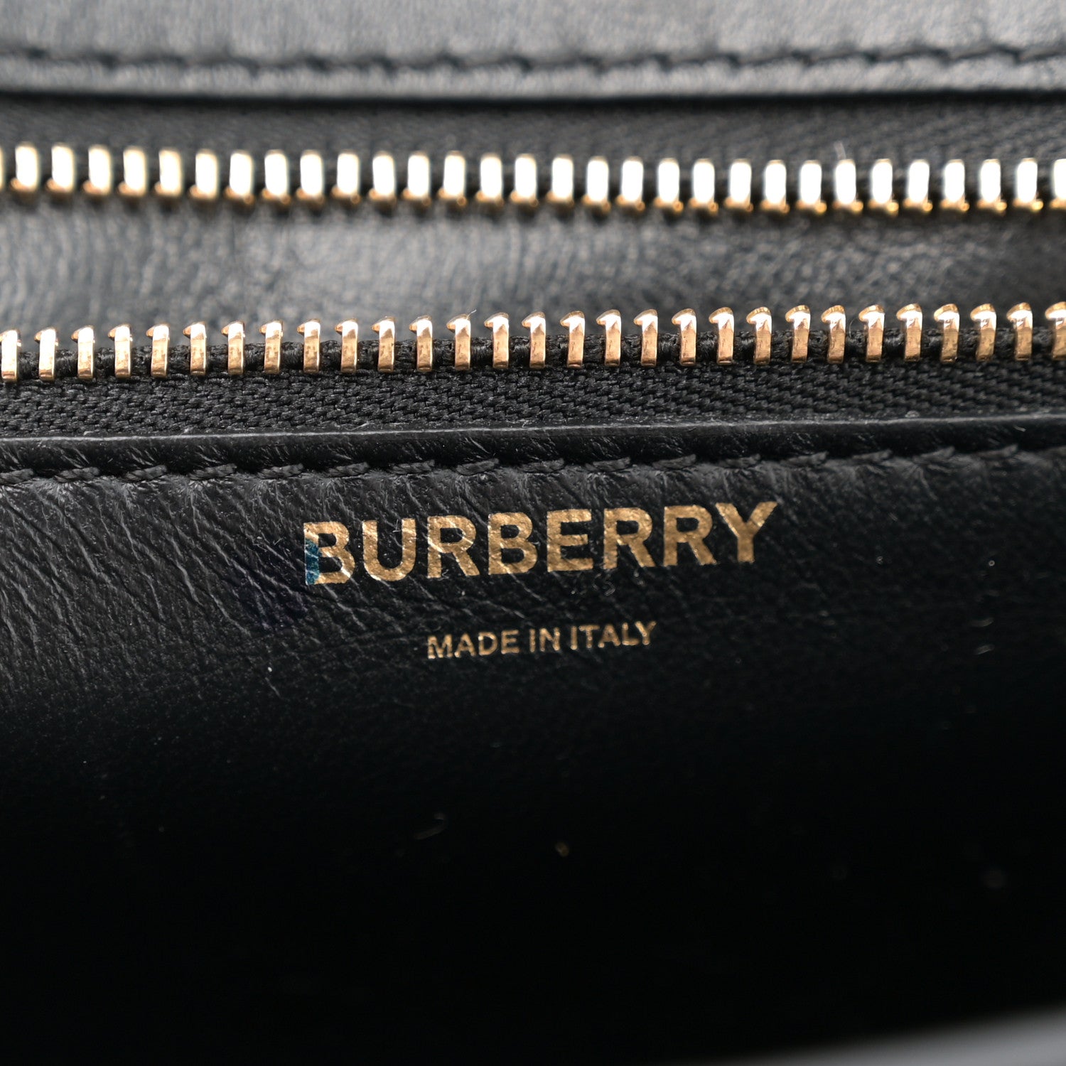 Burberry Calfskin Monogram Embossed Small TB Chain Bag Black 6 of 11