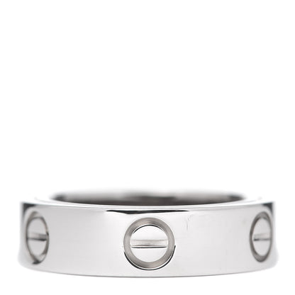 Cartier 18K White Gold 5.5mm Astro LOVE Ring 49 5 1 of 7