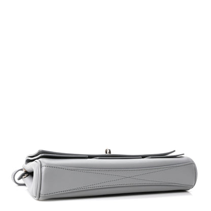 Balenciaga Smooth Calfskin Small Bel Air Clutch On Strap Cloud Grey 4 of 9