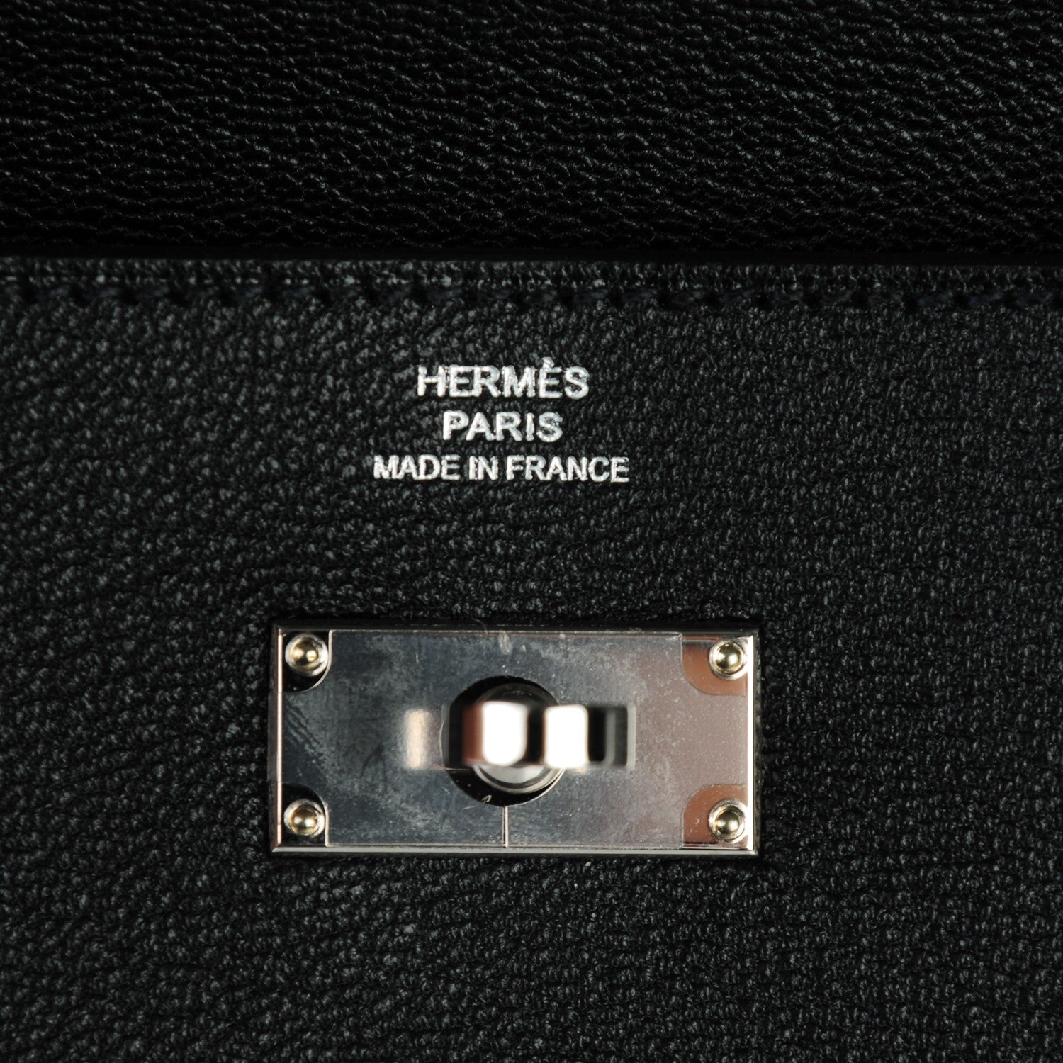 Hermes Chevre Mysore Kelly Longue Wallet Black 7 of 8
