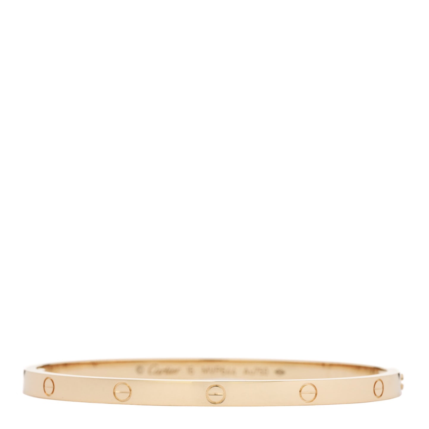 18K Yellow Gold Small LOVE Bracelet 16