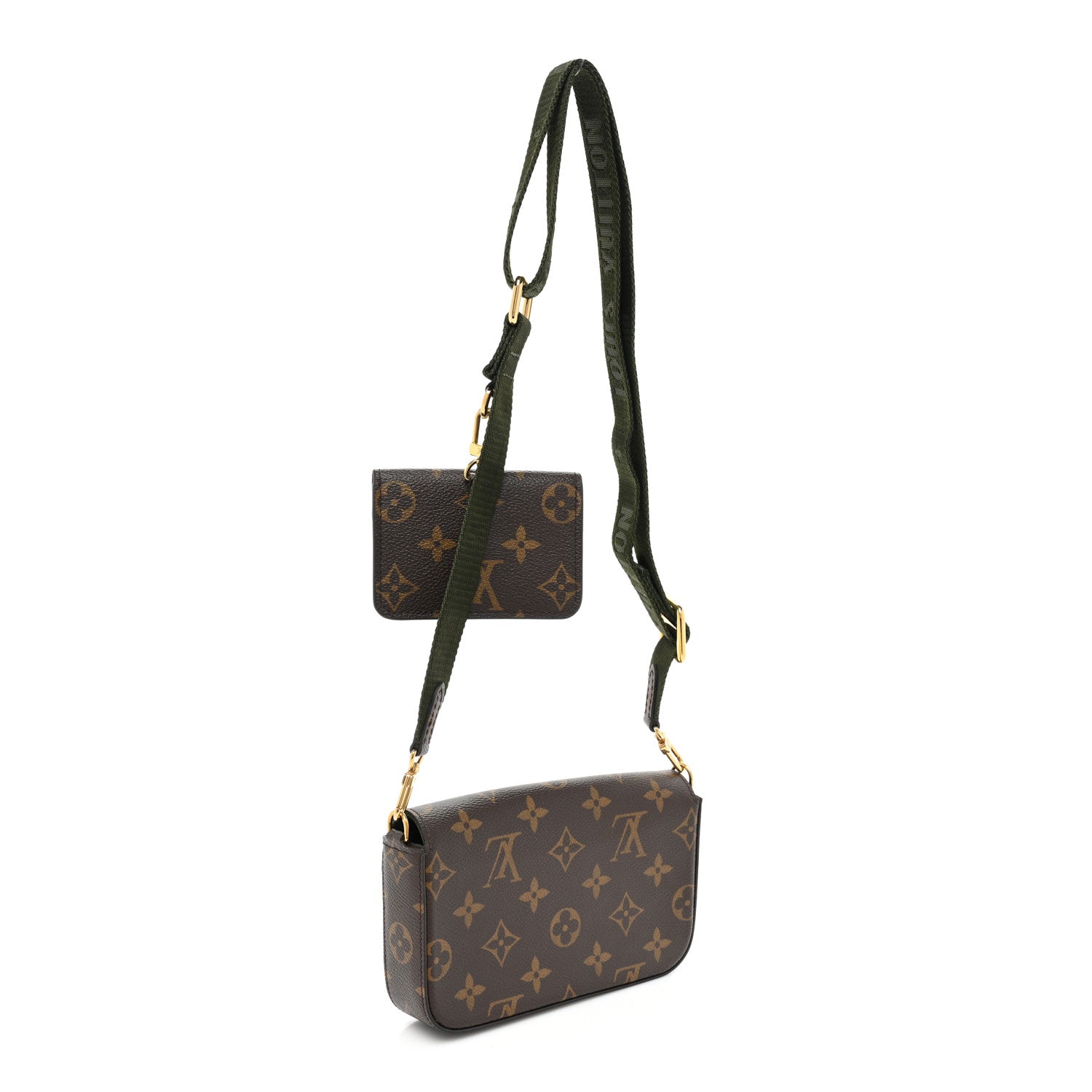 Louis Vuitton Monogram Felicie Strap & Go Kaki 3 of 10