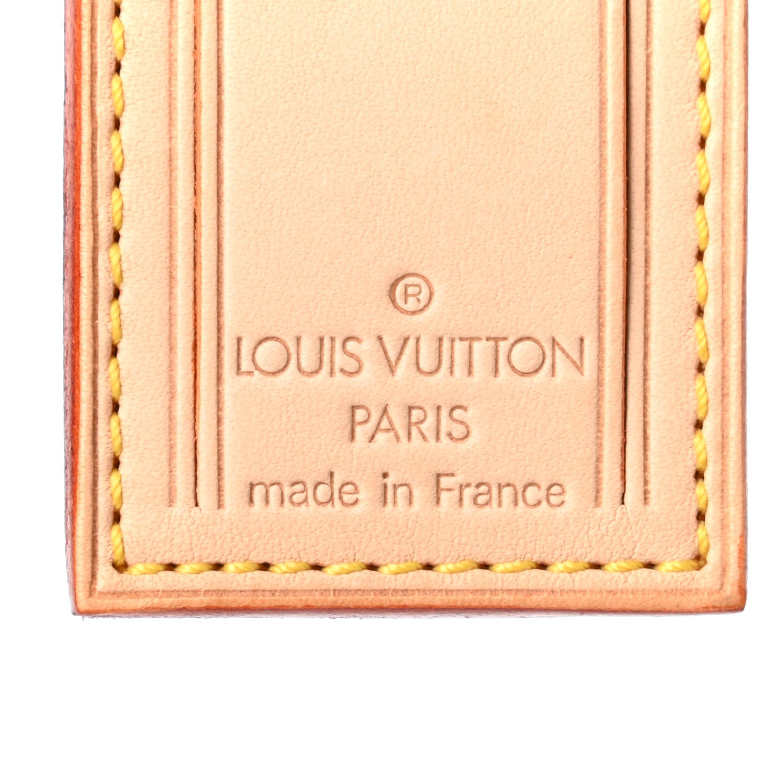 Louis Vuitton Vachetta Luggage Tag 3 of 3