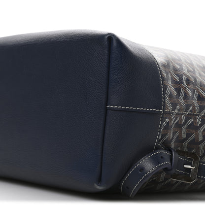 Goyard Goyardine Calfskin Cisalpin Backpack Navy Blue 10 of 10