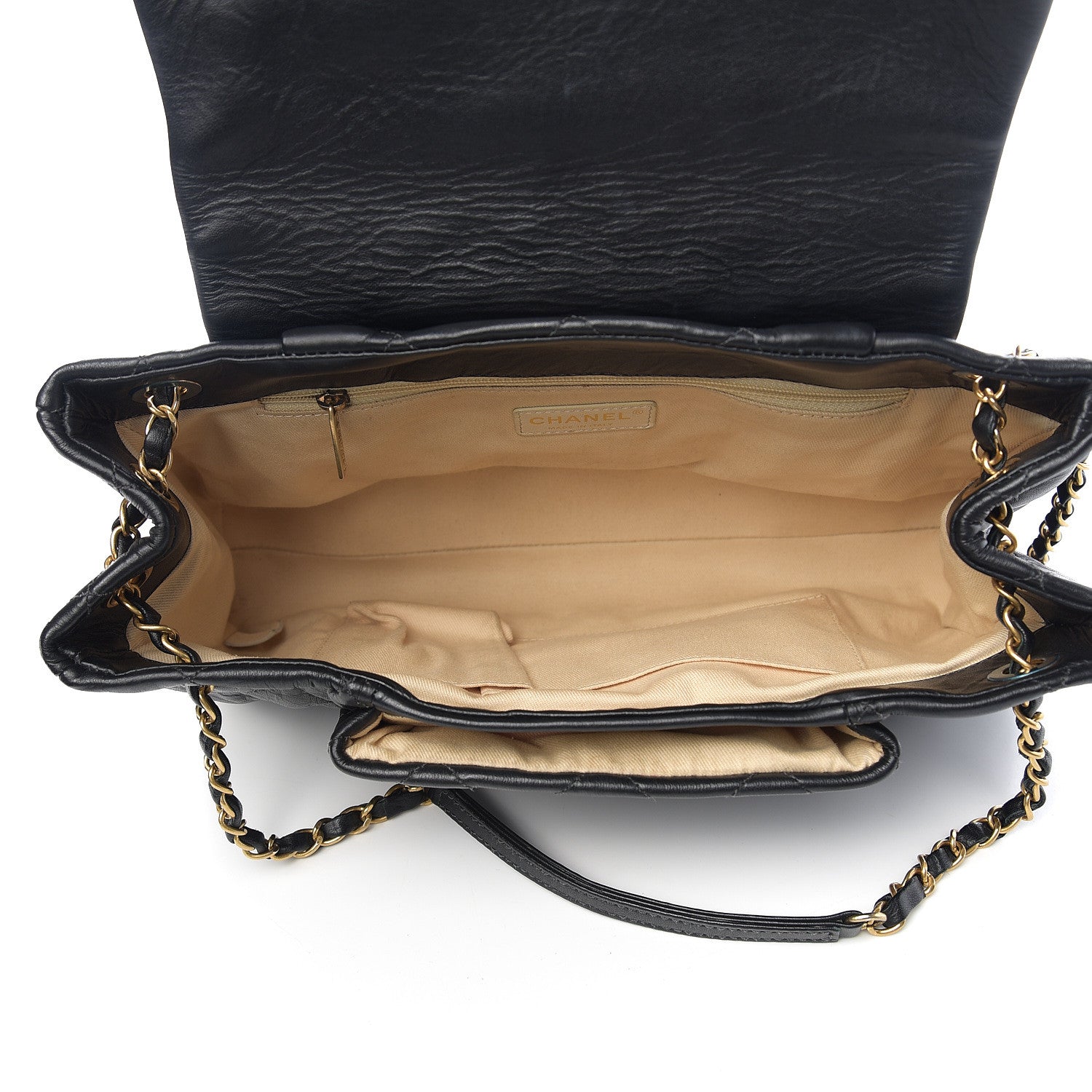 Chanel Aged Calfskin Large Chic Quilt Flap Black 4 of 9