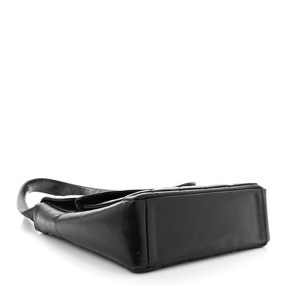 Chanel Lambskin Quilted Double Pocket Shoulder Bag Black 4 of 14