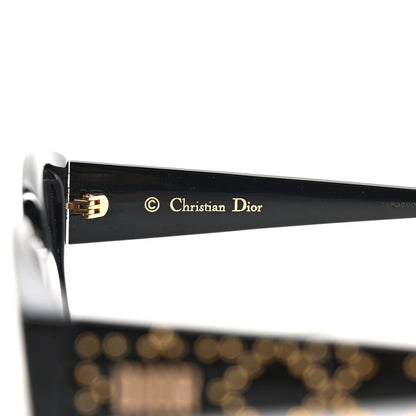Christian Dior Acetate Cannage Lady Dior Studs 5 Sunglasses Black 5 of 9