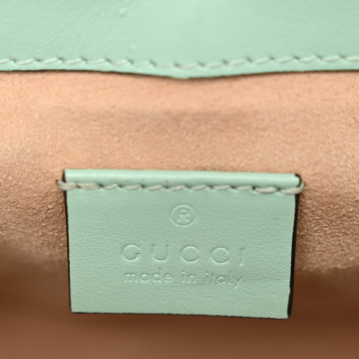Gucci Calfskin Matelasse Diagonal Mini GG Marmont Top Handle Shoulder Bag Multicolor Pastel 6 of 10