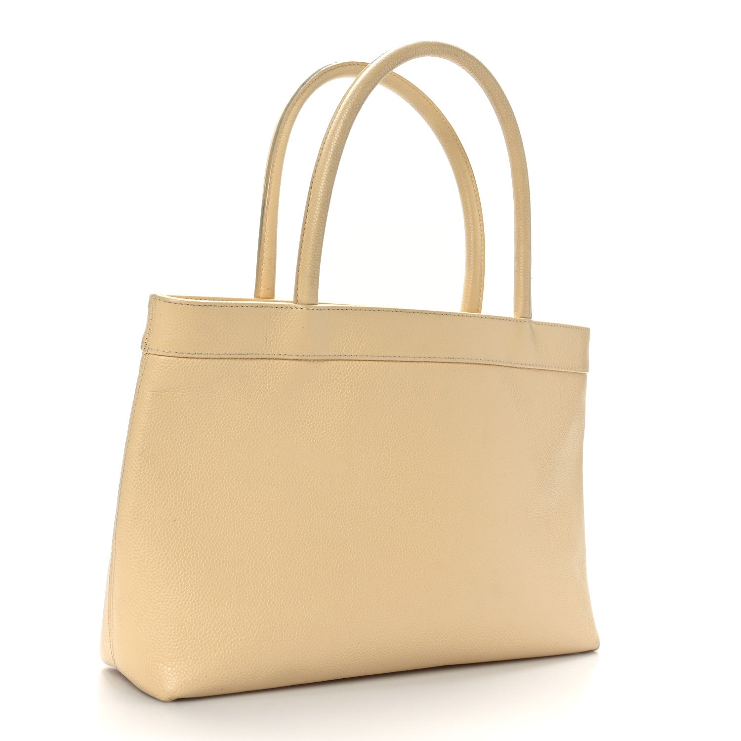 Chanel Caviar CC Tote Beige Clair 3 of 10
