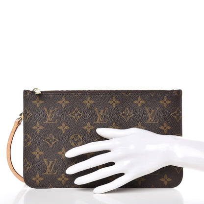 Louis Vuitton Monogram Neverfull MM GM Pochette 2 of 8
