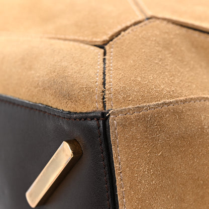 Loewe Suede Medium Puzzle Bag Gold 15 of 15