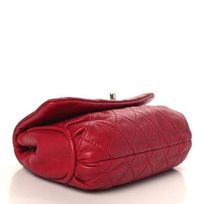 Chanel Calfskin Quilted CC Curvy Flap Red 3 of 8