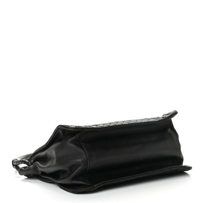 Bottega Veneta Nappa Intrecciato Shoulder Bag Black 3 of 8