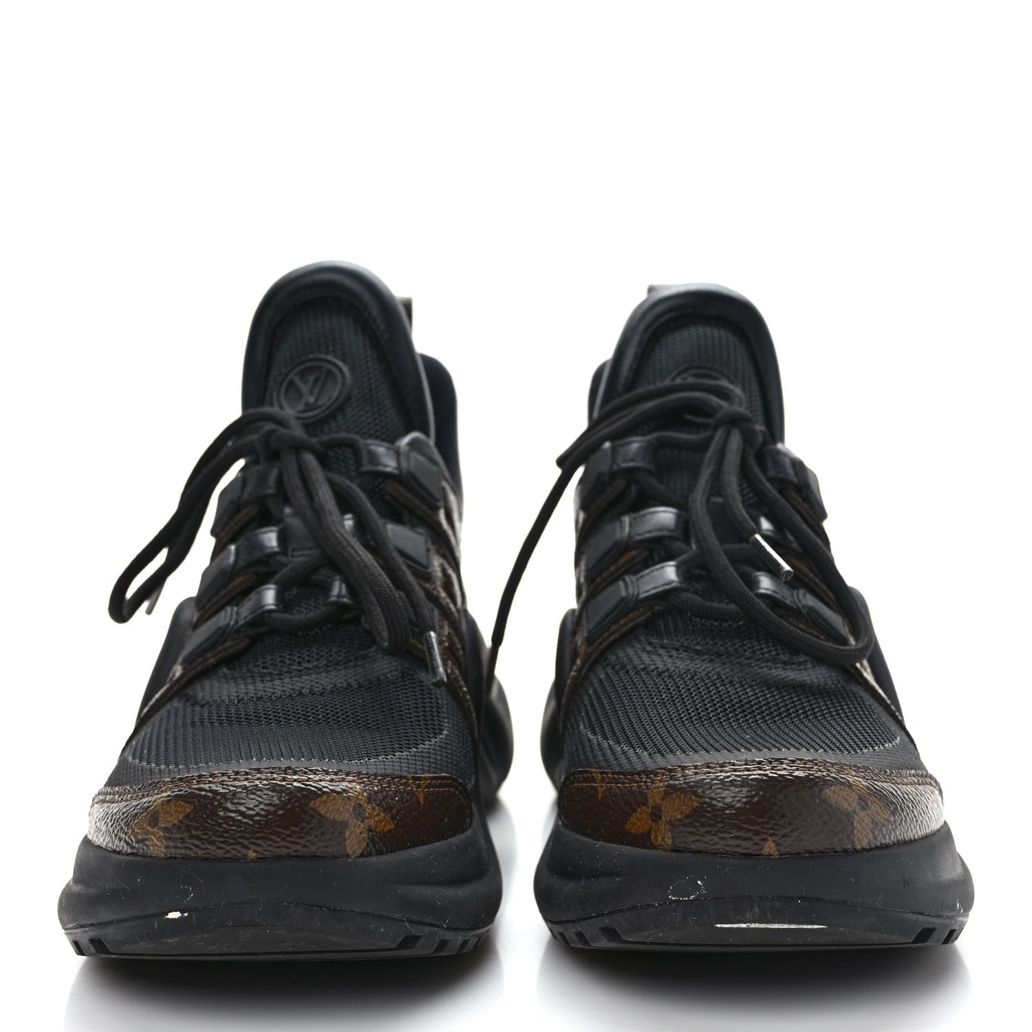 Louis Vuitton Calfskin Monogram LV Archlight Sneakers 36 Black 2 of 8