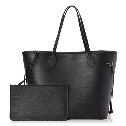 Louis Vuitton Epi Neverfull MM Black 1 of 7