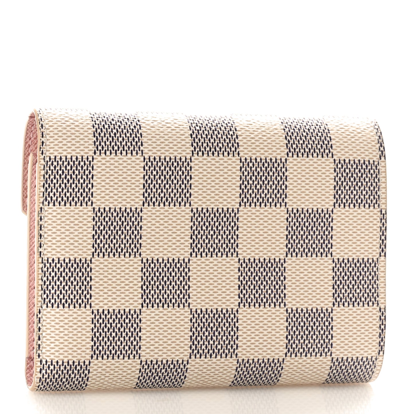 Damier Azur Victorine Wallet Rose Ballerine