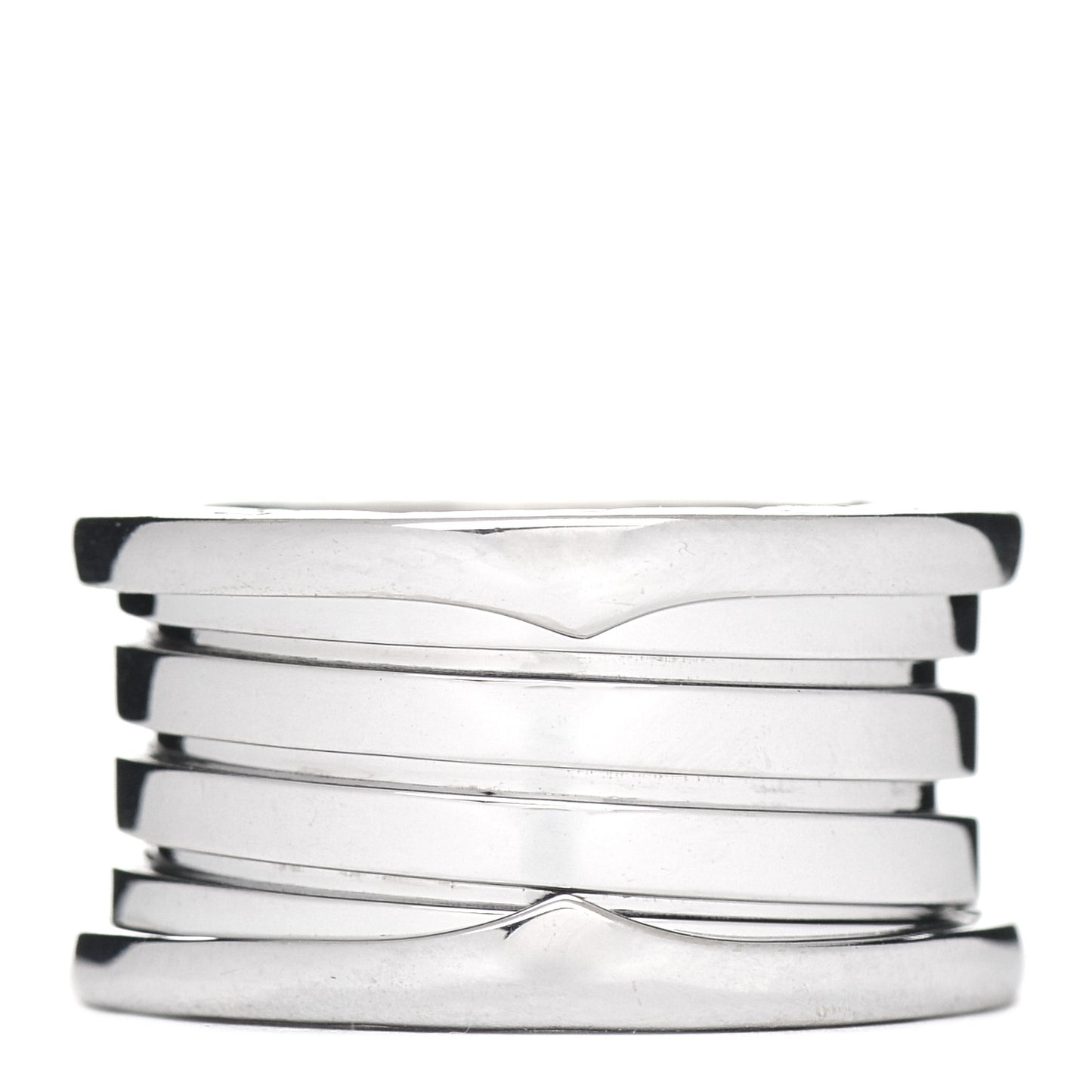 18K White Gold B.Zero1 Four-Band Ring 48 4.5
