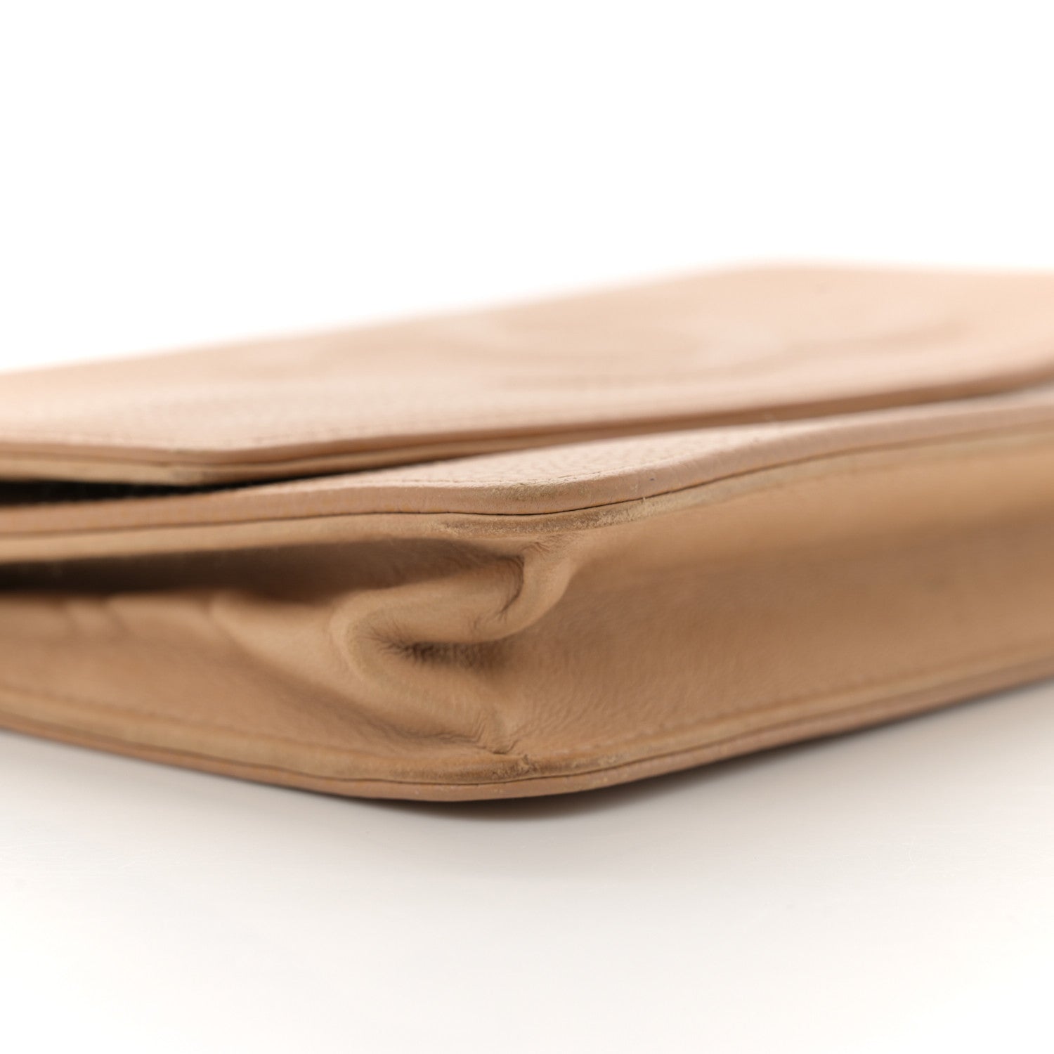 Chanel Caviar Timeless CC Wallet on Chain WOC Beige 9 of 14