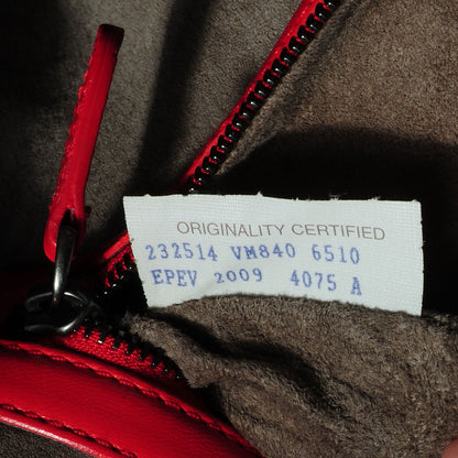 Bottega Veneta Nappa Intrecciato Light Calf Tote Red 8 of 8
