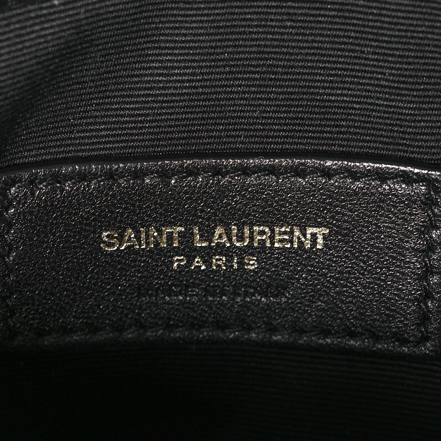 Saint Laurent Grain De Poudre Uptown Pouch Black 6 of 7