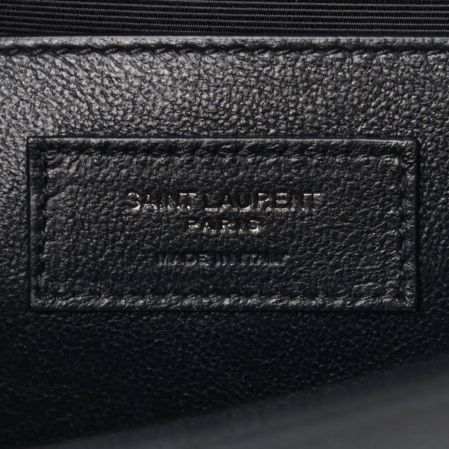Saint Laurent Grain De Poudre Medium Classic Monogram Kate Satchel Black 6 of 8