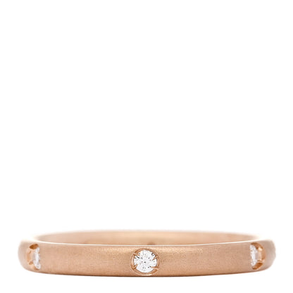 Pomellato 18K Rose Gold Diamond Lucciole Band Ring 53 6.25 1 of 6