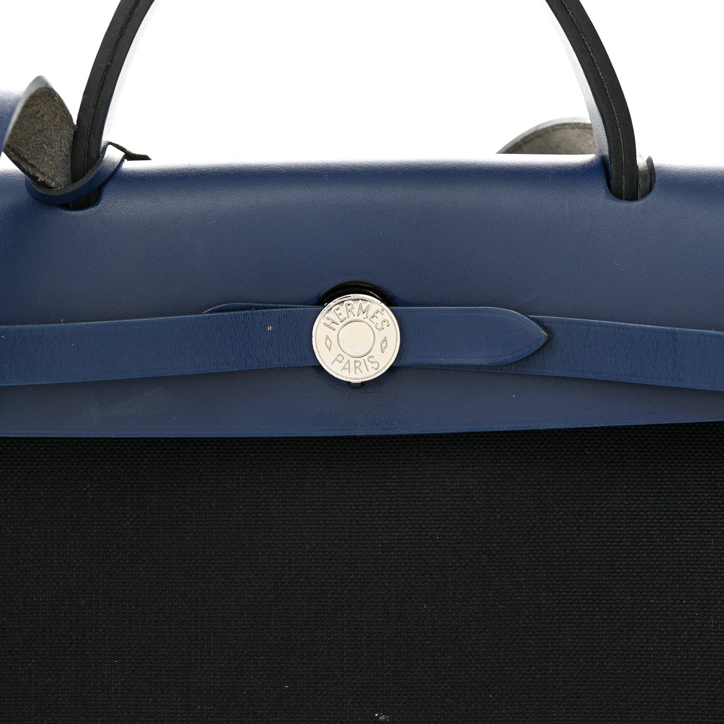 Military Toile Vache Hunter Herbag Zip 31 PM Black Bleu Saphir
